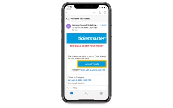 Accepting Tickets