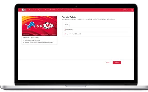 Transferring Tickets 8