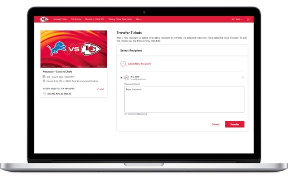 Transferring Tickets 10